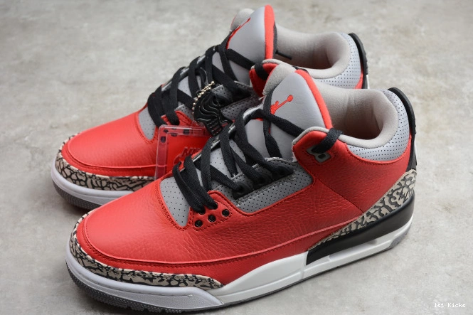 3 Red Jordan Cement CK5692-600 Air 0801